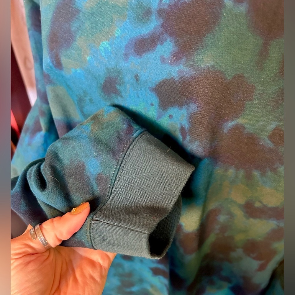 Eddie Bauer Men’s TXL Green Tie Dye Sweatshirt EUC!​​​ - Picture 5 of 7